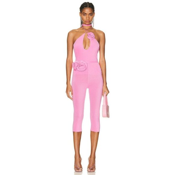 MAGDA BUTRYM Flower Legging in Pink 38 New Womens Spandex Shorts - Picture 2 of 16